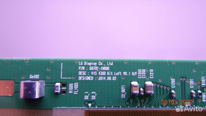 6870S-1980B 6870S-1981B для LG 43UH603V-ZE