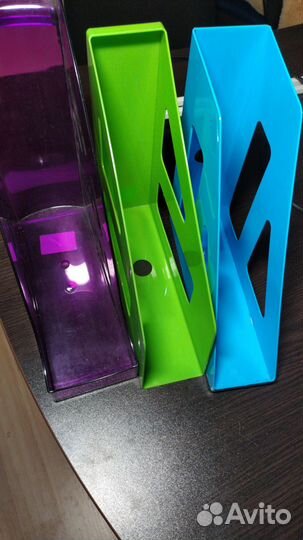 Лотки для бумаги горизонт/вертикал разные цвета