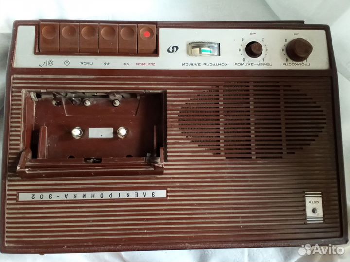 Кассетный магнитофон Электроника 302 на запчасти