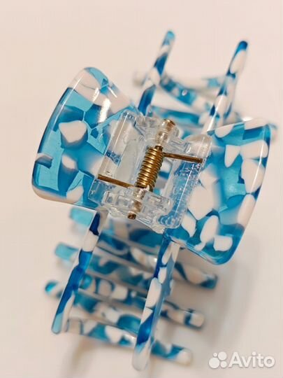 Заколка краб для волос Пестриж