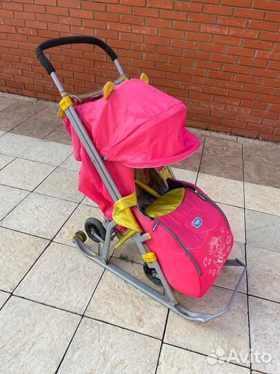 Санки коляска ника