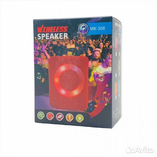 Портативная колонка MK-308 blue