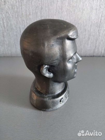 Бюст Юрия Гагарина. Силумин. СССР