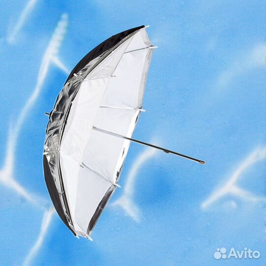 Зонт Grifon US-84TSB (84/100см) просветный чёрный