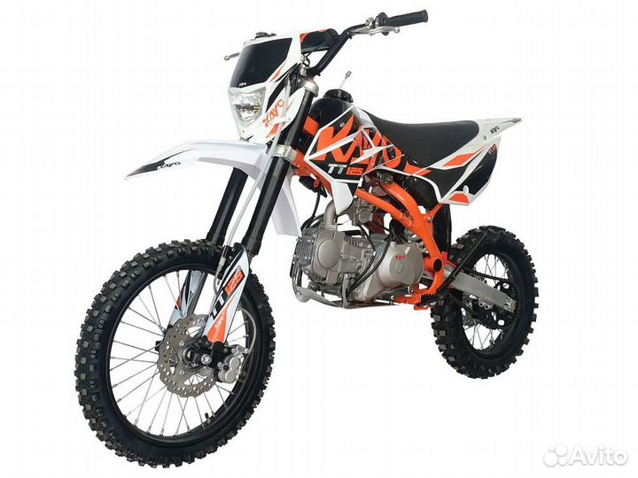 Питбайк kayo basic K125EM 1714 KRZ (механ. сцепл