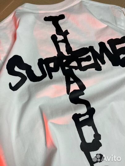 Футболка Trasher Supreme белая