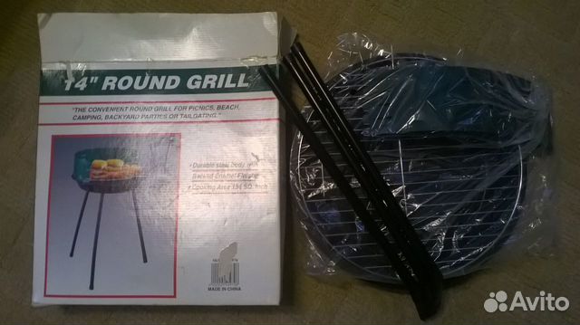 Гриль складной новый