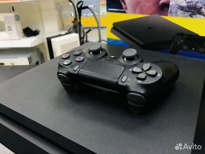 Sony PlayStation 4 Slim 1Tb / Геймпад / Гарантия