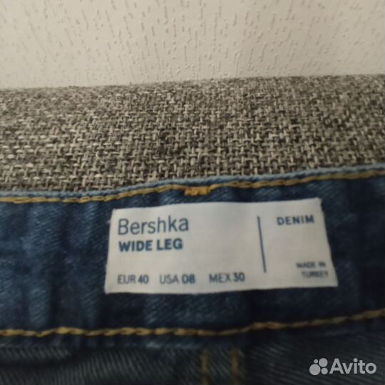 Джинсы bershka широкие, +Denim. Euro size 40