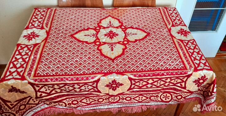Скатерти плюшевые советского периода