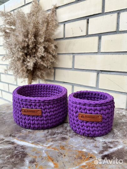 Корзина интерьерная ручная работа