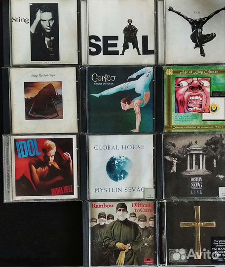 Аудио CD диски импортные 11 шт