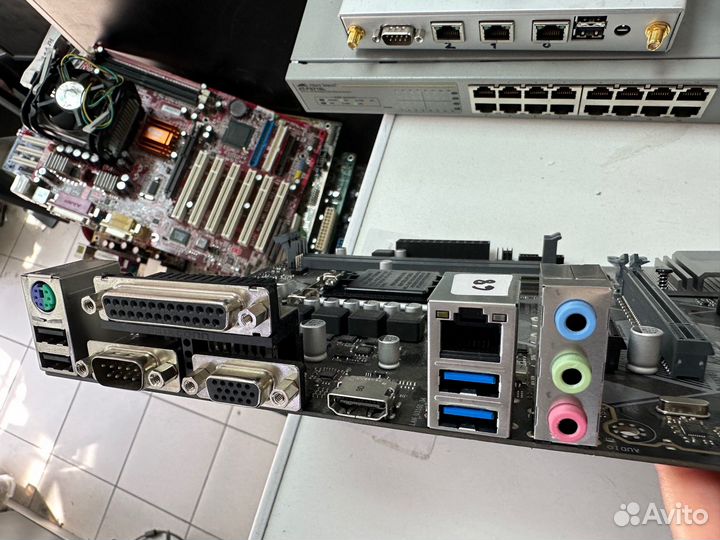 Плата бу 1151v2 asus prime H310-plus R2.0