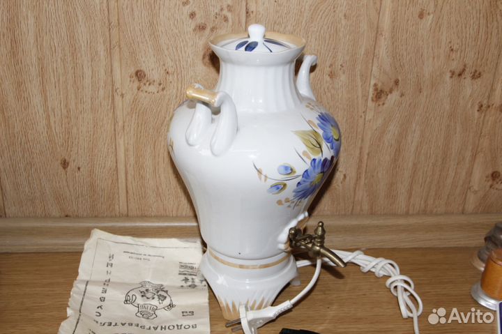 Самовар керамический сувенирный - 2 литра - СССР