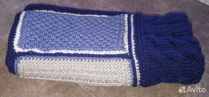 Плед детский вязаный ручная работа