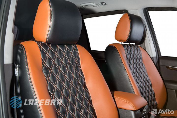 Чехлы из экокожи для Hyundai Santa Fe