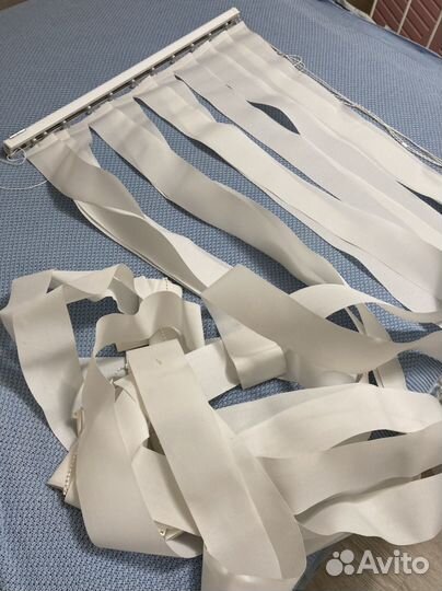 Жалюзи вертикальные тканевые бу