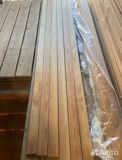 Планкен из лиственницы сорт Экстра 20х90х3000мм