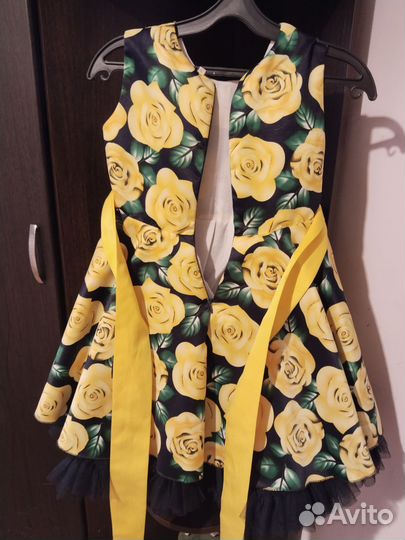 Нарядное платье для девочки 110 116