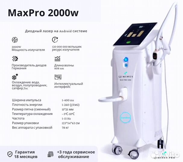 Диодный лазер Лю’минес MaxPro 2000вт