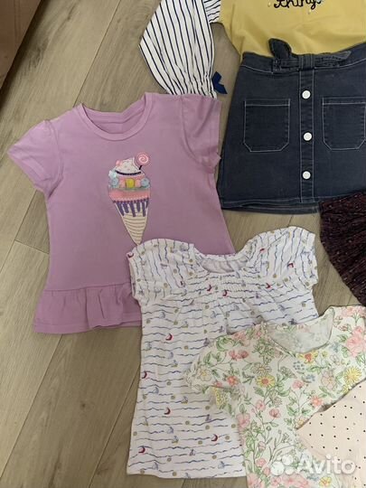 Детские вещи пакетом для девочек 4-6 лет