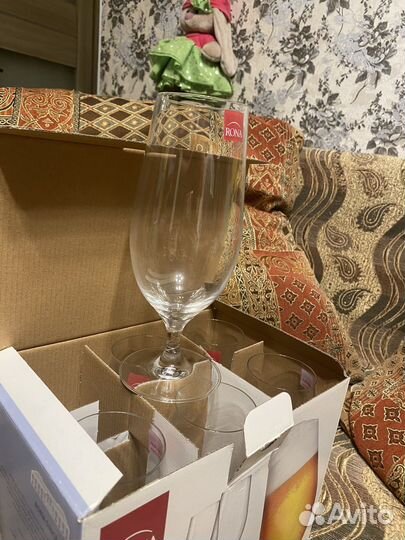 Бокалы Rona Citi 460 ml для пива, 6 шт новые