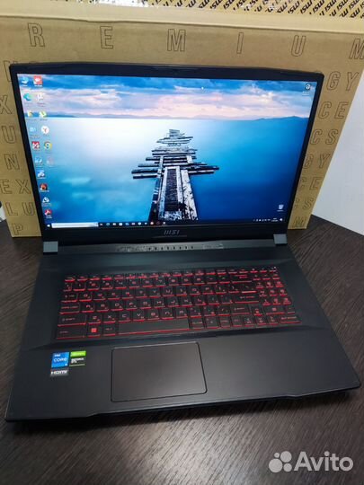 Игровой Msi 17.3 144Hz Core i511Th GTX 1650 озу 16