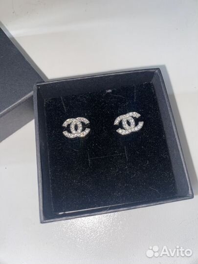 Серьги chanel