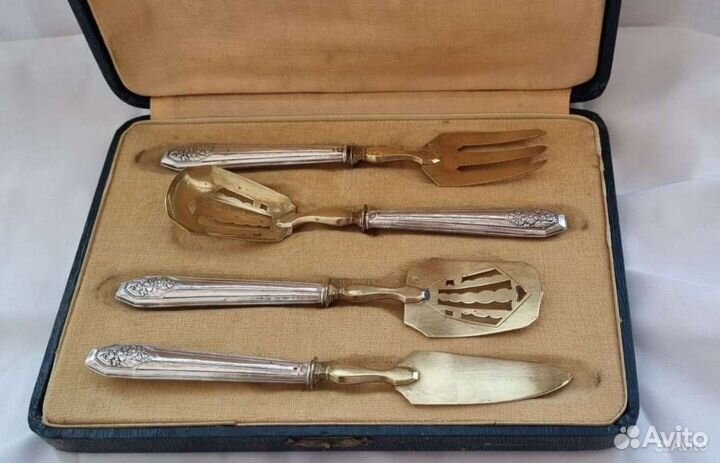 Столовые приборы нож ложка вилка эгоист серебро