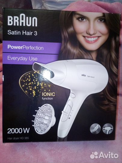 Продаю новый фен Braun HD 385