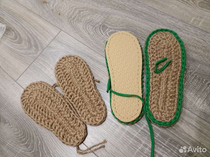 Стельки из микропористой резины для тапочек