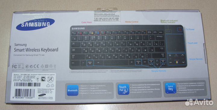 Клавиатура безпровод samsung VG-KBD1000 Bluetooth