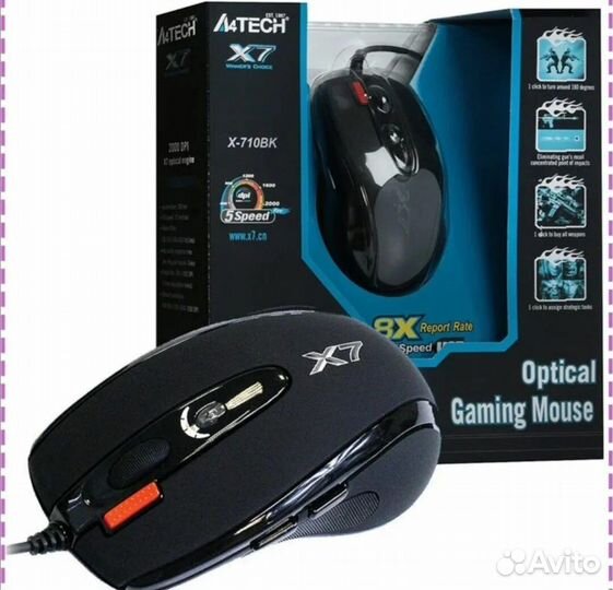 Игровая мышь A4Tech X7 X-710BK