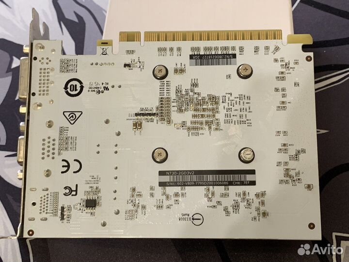MSI GT 730 2гб White в идеале