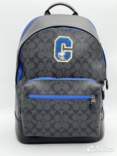 Рюкзак кожаный мужской coach