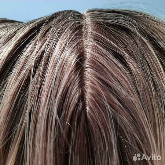 Парик розовые волосы 95см