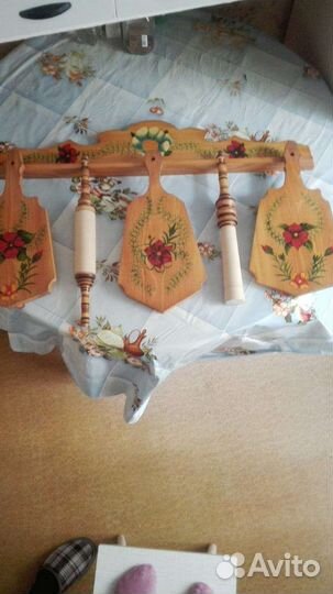 Кухонный набор СССР деревянный