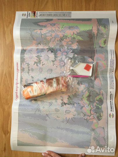 Алмазная мозаика набор ромашки