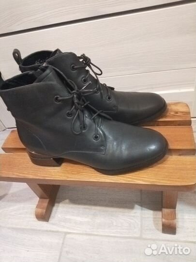 Сапоги женские, демисезон, нат. кожа, 39 размер