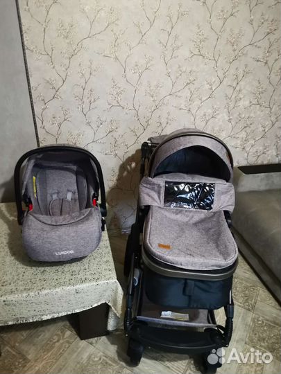 Коляска luxmom 3 в 1 (новая)