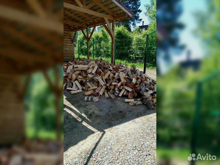 Дрова березовые. Колотые