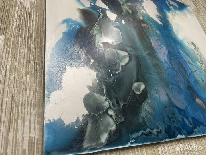Картина жидким акрилом