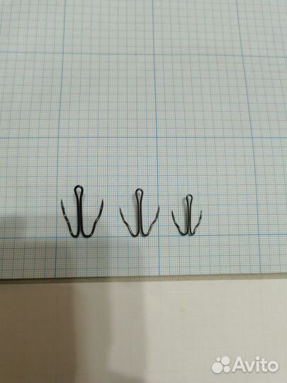 Крючки тройники, двойники, офсеты, вертлюгопт