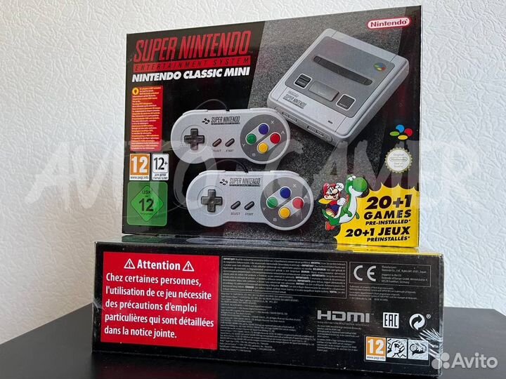 Nintendo Snes Mini Classic. Новая Оригинал
