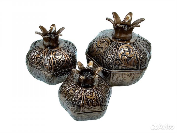 Солонки лукумницы гранат античная медь