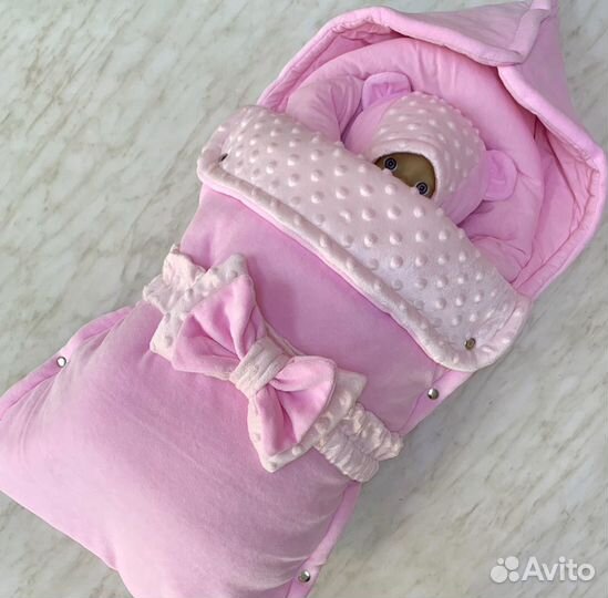 Конверт одеяло на выписку зима