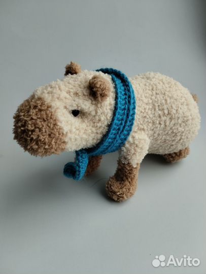 Капибара. Игрушка вязаная. На заказ