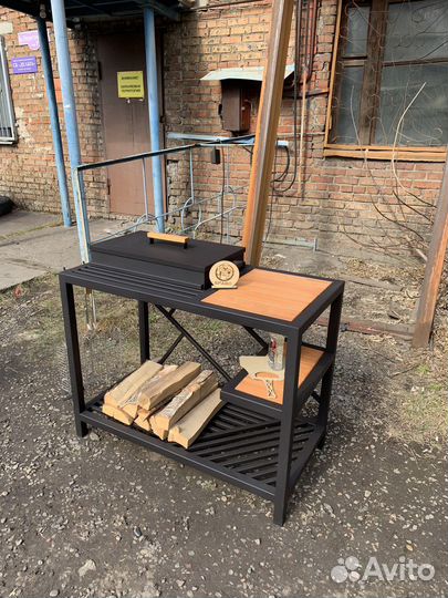 Мангал + печка под казан + гриль