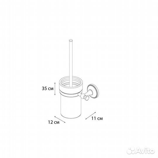 Ерш для туалета Grampus Alfa (GR-9513)