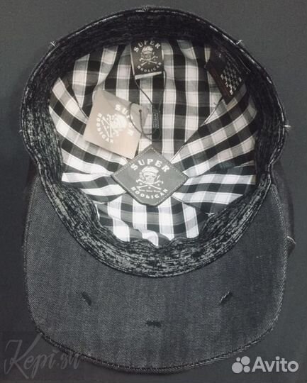 Кепка супер хулиган джинсовая новая